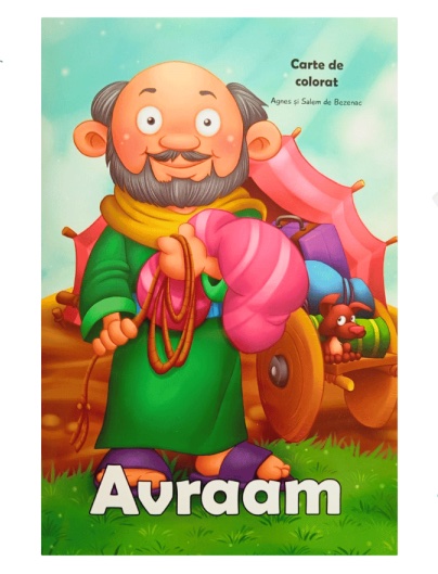 Carte de colorat cu personaje biblice - Avraam