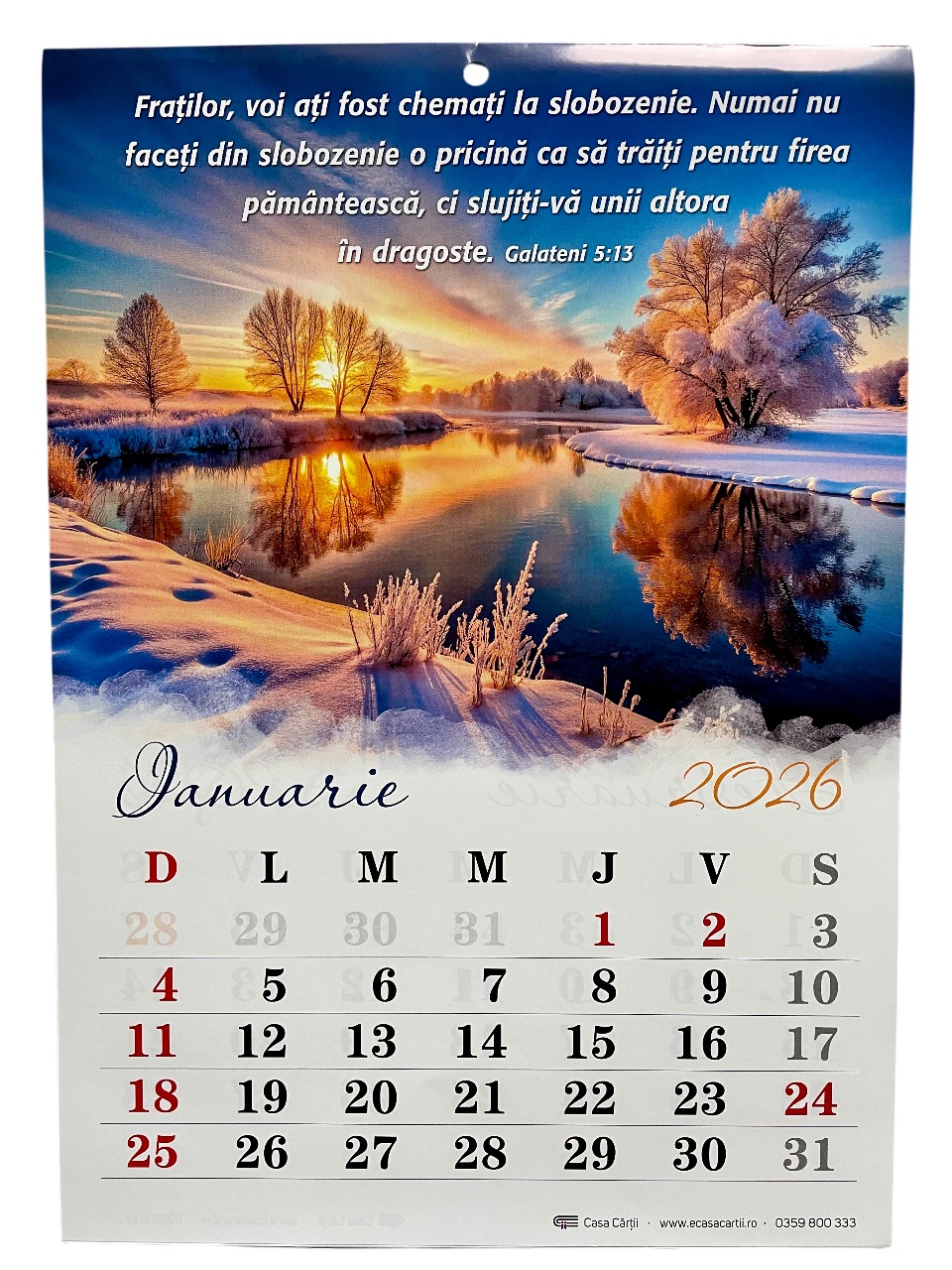 Calendar CC A4 2026 - peisaje