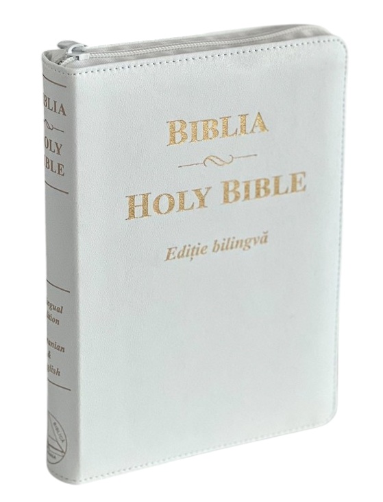 Biblie bilingva romana-engleza medie alba